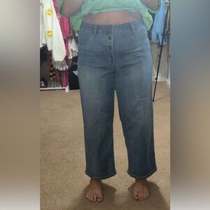 Skinnygirl Dark Blue Straight Leg Jeans